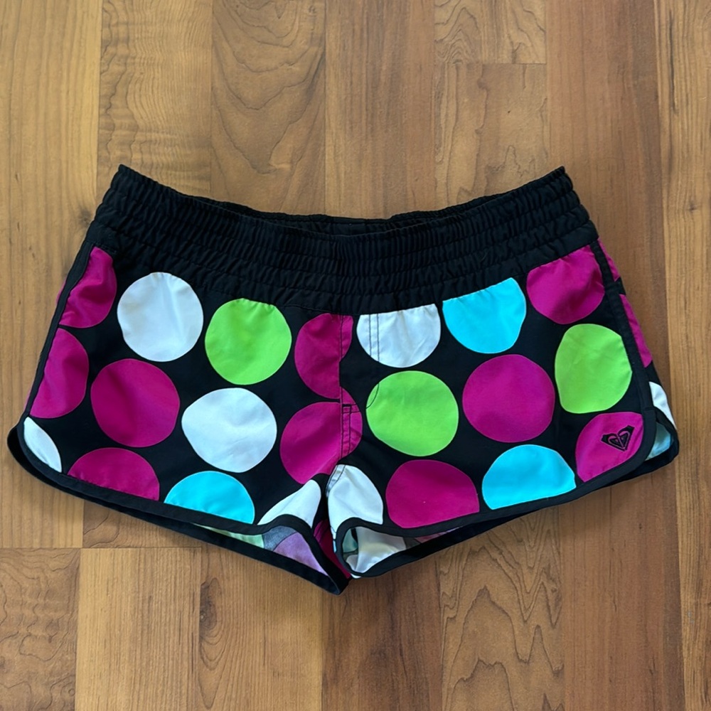 Roxy Women’s Surf Shorts Multicolor Dots Size M/L